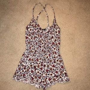 FLORAL ROMPER